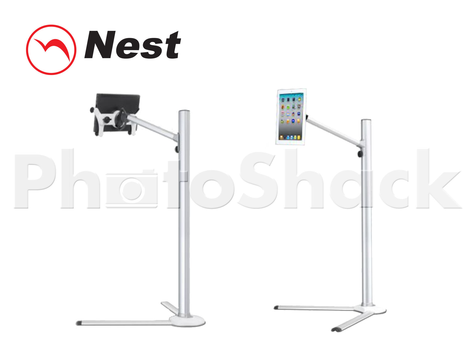 iPad & Tablet Floor Stand 31-95cm - SILVER